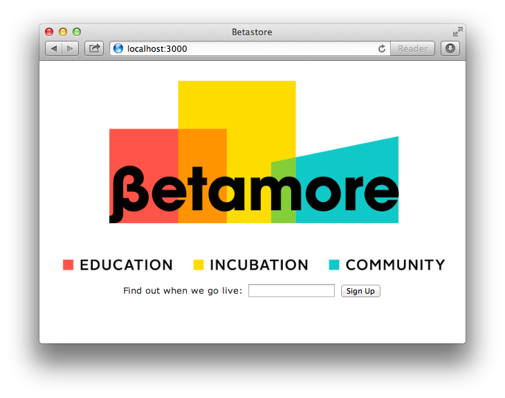 Betamore Sign Up