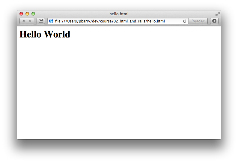Hello World